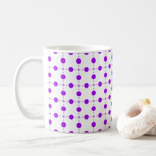 Purple Polka Dots, Polka Dot Pattern, Dots, Dotted Coffee Mug