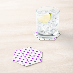 Purple Polka Dots, Polka Dot Pattern, Dots, Dotted Paper Coaster