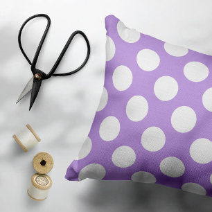 Purple Polka Dots, Polka Dot Pattern, Dots, Dotted Pillowcase