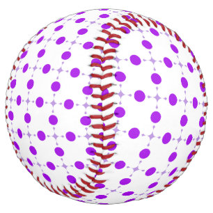 Purple Polka Dots, Polka Dot Pattern, Dots, Dotted Softball