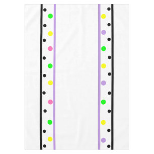 Purple Polka Dots Tablecloth