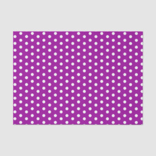 Purple Polka Dots Tissue Paper