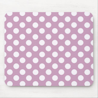 Purple Polka Party Modern Pastel Mouse Pad