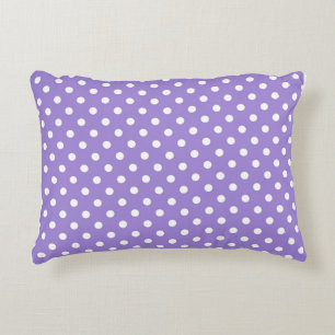 Purple Polkadot,Modern,Throw Pillow