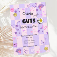 Purple Pop Music Entre Ado Invitation Anniversaire