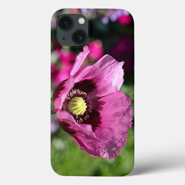 Purple Poppy Phone Case (Back)
