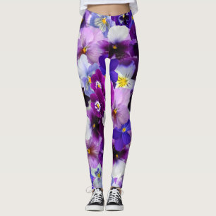 Purple Poppy Power! Leggings