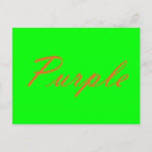 Purple Postcard