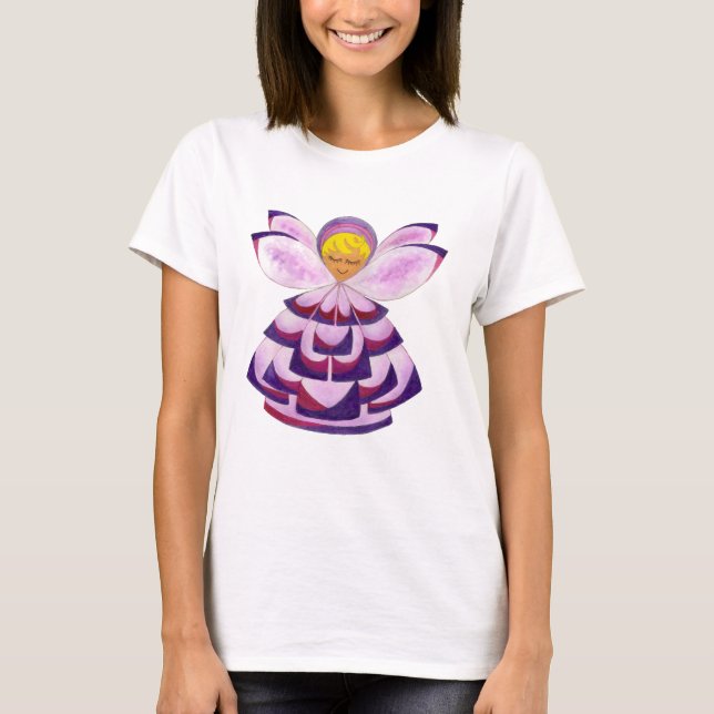 Purple Posy Pixie T-Shirt (Front)