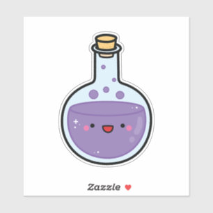 Purple Potion Bottle for Halloween