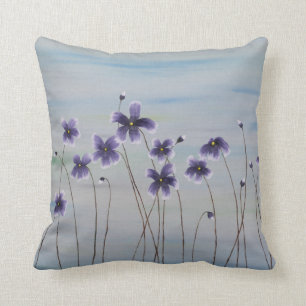 Purple Power Throw Pillow