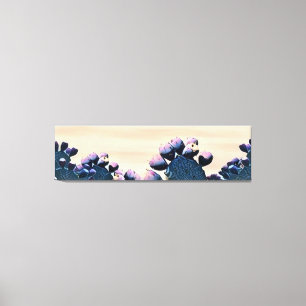 Purple Prickly Pear Canvas Print