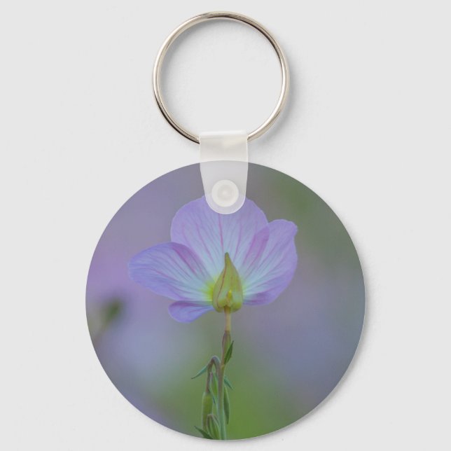Purple Primrose Keychain (Front)