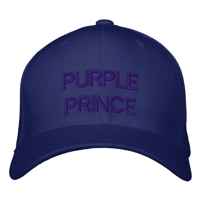 PURPLE PRINCE - subliminal statement hat (Front)