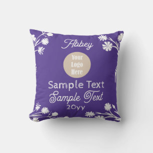 Purple Princess, Queen Personalized Keepsake Gift Throw Pillow