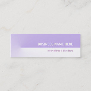 Purple Pro Mini Business Card