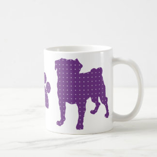 Purple Pugs and Paws Mug