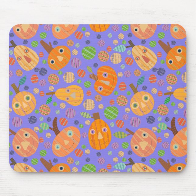 Purple Pumpkin Patch  Mouse Pad (Front)