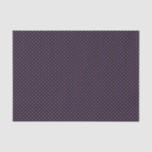 Purple + Pumpkin Polka Dots (Small) Tissue Paper