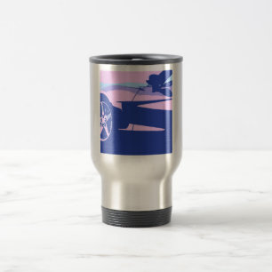 Purple Purple Corvette Travel Mug
