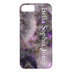 Purple Quartz -monogrammed Case-Mate iPhone Case