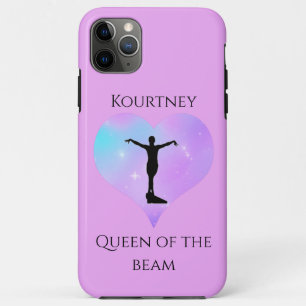 Purple Queen Of The Beam Gymnastics iPhone Case