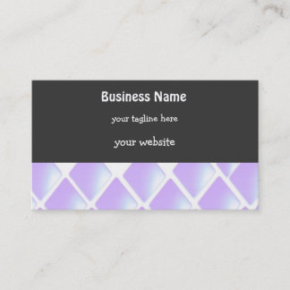Purple Quilted Diamonds Business Card