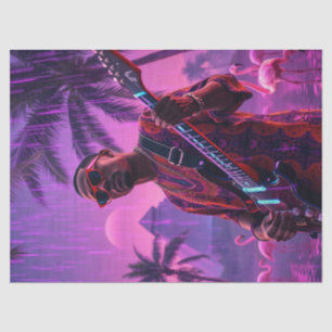 Purple rain Enchanted Flamingo's Rockstar Tissue Paper