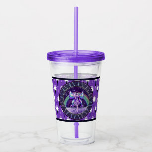 Purple Rain fairy Acrylic Tumbler