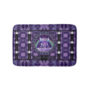 Purple rain Fairy Bath Mat