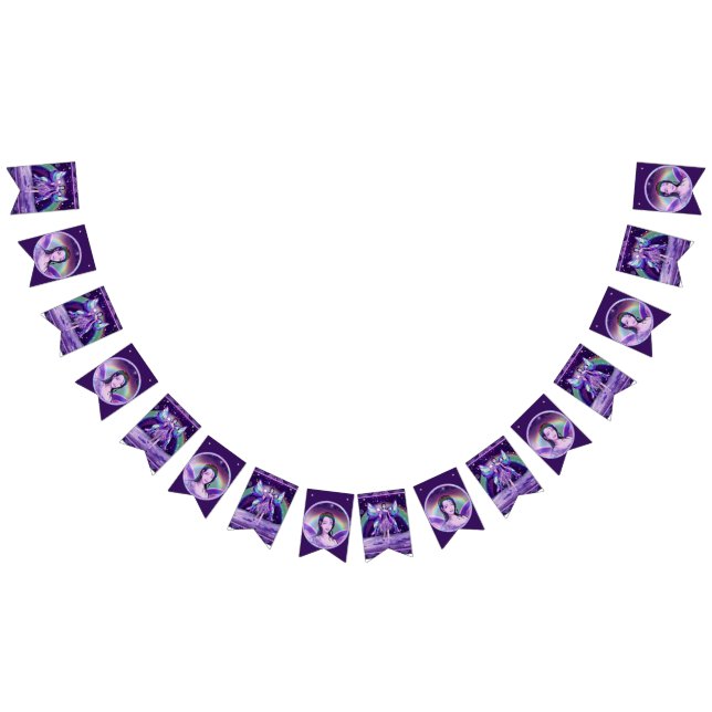 Purple rain Fairy Bunting Flags (All)