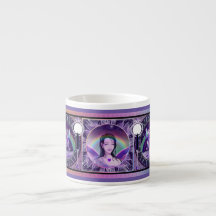 Purple Rain fairy Espresso Cup