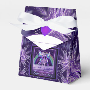 Purple rain fairy favor box