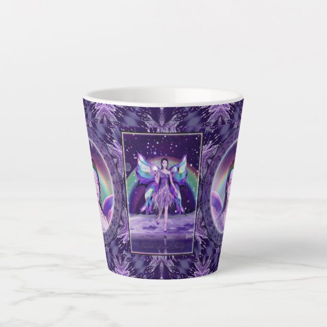 Purple Rain fairy Latte Mug (Front)