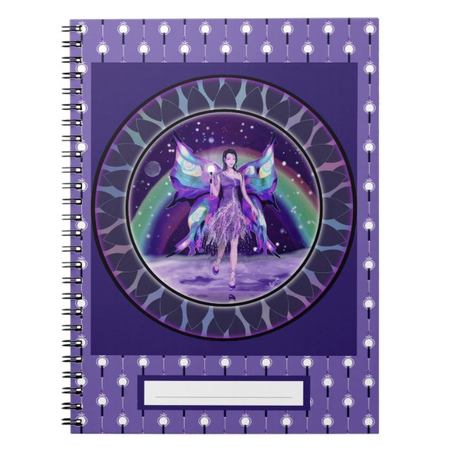 Purple Rain fairy Notebook (Front)