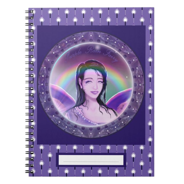 Purple Rain fairy Notebook (Front)