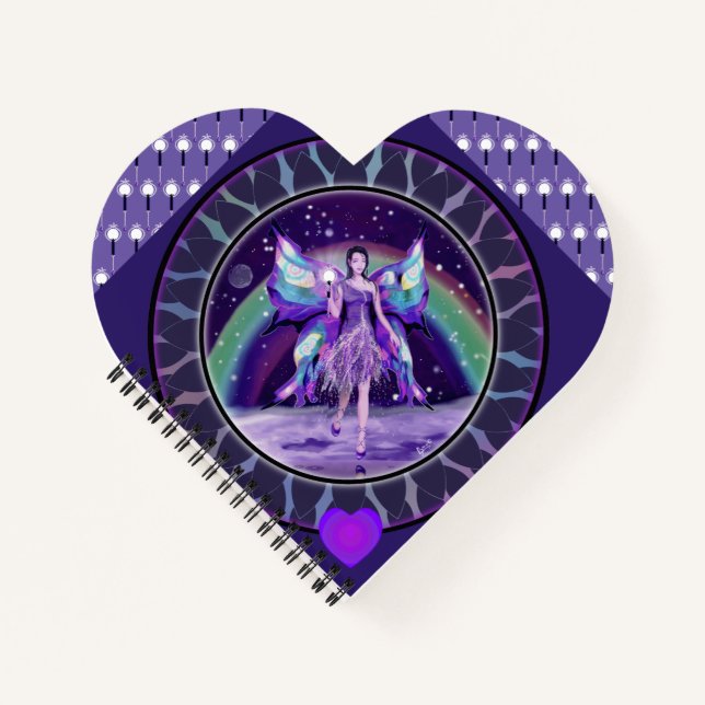 Purple Rain fairy Notebook (Front)