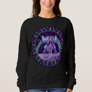 Purple rain fairy sweatshirt