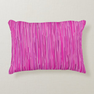 Purple Rain Vertical Striped Art Accent Pillow
