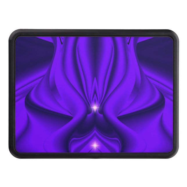 Purple Rainbow Dreams , Two Stars Trailer Hitch Cover (Front)