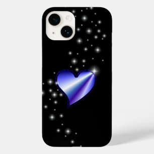 Purple Rainbow Heart with Stars Case-Mate iPhone 14 Case