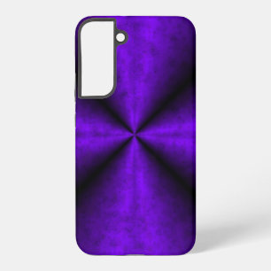 Purple Rainbow in Elephant Skin Leather Optik Samsung Galaxy Case