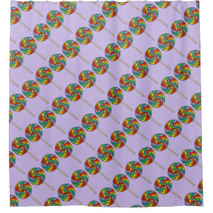 Purple Rainbow Lollipop Candy Sweet Lollies
