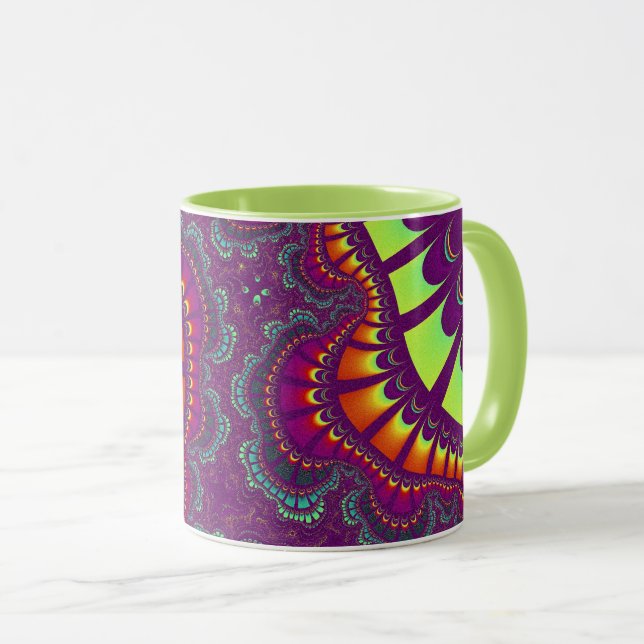 Purple Rainbow Remix Mug (Front Right)