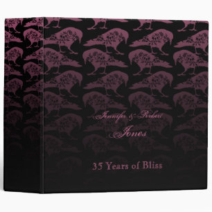 Purple Raven Gothic Anniversary Binder
