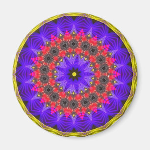Purple, Red, Black Spinning ~ Stunning Design Magnet