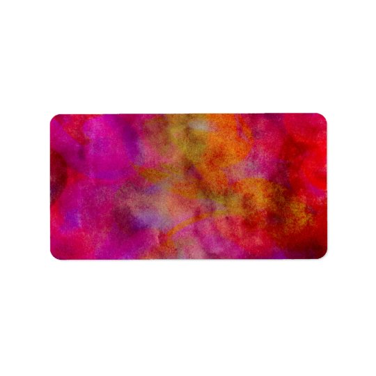 Purple Red Colourful Watercolor Abstract