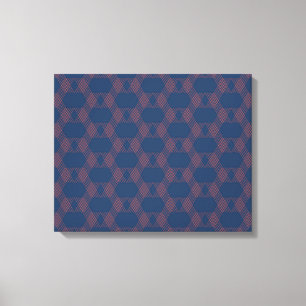 Purple, red, trendy, cool modern decorative art canvas print