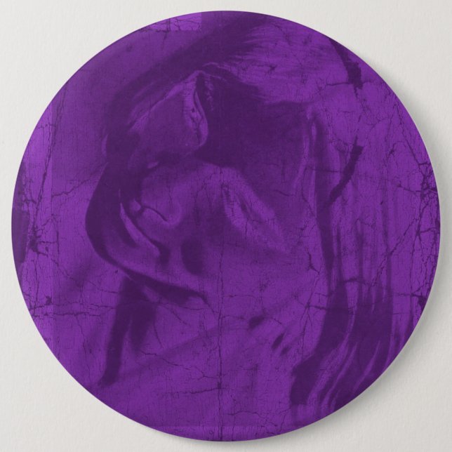 Purple Reflections 6 Inch Round Button (Front)