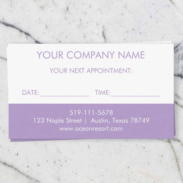 Purple Reminder Card (Creator Uploaded)